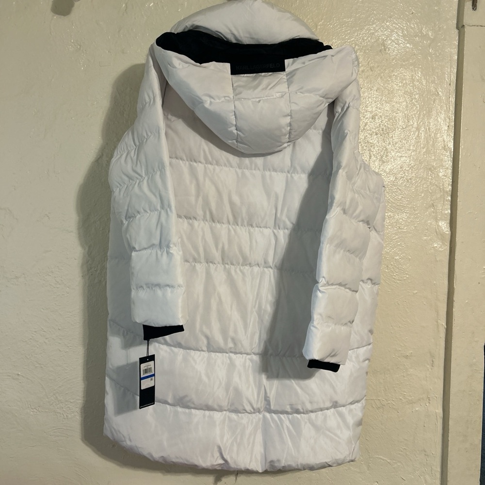 Karl Lagerfeld Black Jacket with Logo Patch NWT - image 4